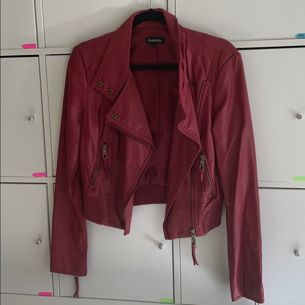 Bebe Red Jacket